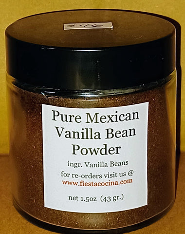 Pure Mexican Vanilla Bean Powder